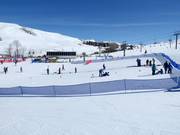 Übungsareal mit Förderband am Dollar Mountain