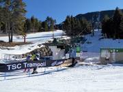 Trampolí - 4er Sesselbahn fix geklemmt