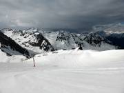 Pisten an der der Sesselbahn Coume Lounque