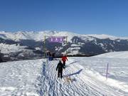 Start der Rodelbahn Meierhof