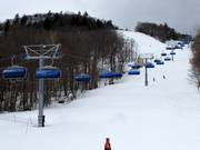 Snowdon Six Express - 6er Hochgeschwindigkeits-Sesselbahn (kuppelbar) mit Abdeckhauben