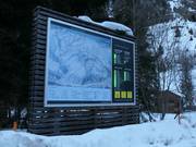 Informationstafel an der Mautstelle