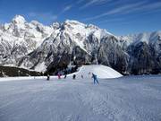 Leichte Piste Panorama
