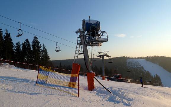 Schneesicherheit Westerzgebirge – Schneesicherheit Schöneck (Skiwelt)