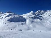 Blick von der Rudolfshütte zum Medelzkopf