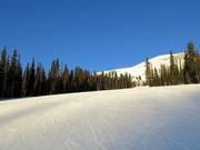 Am Nachmittag präsentieren sich die Pisten immer noch in einem guten Zustand