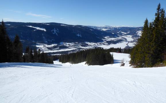 Größter Höhenunterschied im Oppland – Skigebiet Hafjell