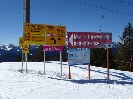 Traunviertel: Orientierung in Skigebieten – Orientierung Dachstein West – Gosau/Russbach/Annaberg