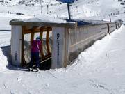 Überdachtes Förderband Viderböden auf der Idalp