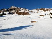 Leichte Piste an der Jöchelspitzbahn