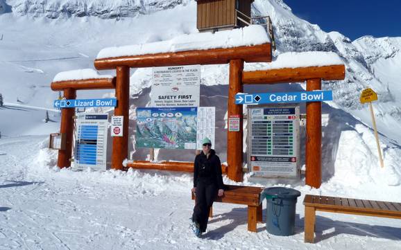 Lizard Range: Orientierung in Skigebieten – Orientierung Fernie