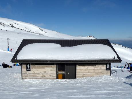 Tongariro-Nationalpark: Sauberkeit der Skigebiete – Sauberkeit Tūroa – Mt. Ruapehu
