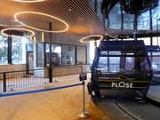 Sehr gepflegte Talstation der Plosebahn