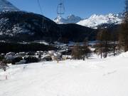 Abfahrt unterhalb der Sesselbahn