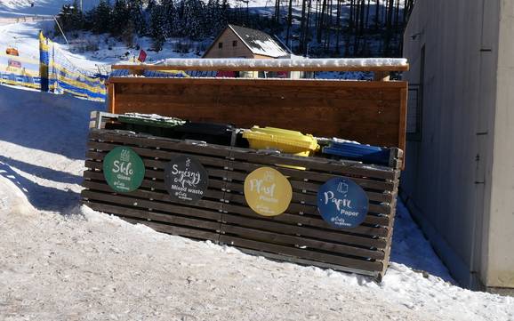 Aussiger Region (Ústecký kraj): Umweltfreundlichkeit der Skigebiete – Umweltfreundlichkeit Keilberg (Klínovec)