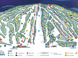 Pistenplan Le Relais – Lac Beauport