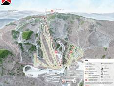 Pistenplan Black Mountain – Rumford