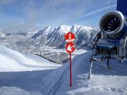 Klare Pistenmarkierung