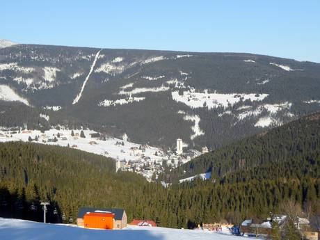 Riesengebirge (Krkonoše/Karkonosze): Unterkunftsangebot der Skigebiete – Unterkunftsangebot Pec pod Sněžkou (Petzer)
