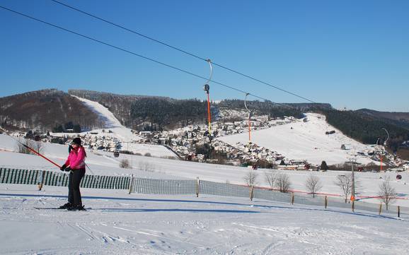 Skifahren in Stryck