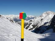 Klare Pistenmarkierung