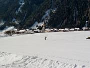 Ort Vals am Skigebiet