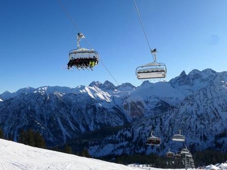 Skilifte/Seilbahnen Kleinwalsertal – Lifte/Seilbahnen Fellhorn/Kanzelwand – Oberstdorf/Riezlern