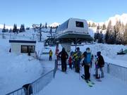 Del Passo - 4er Sesselbahn fix geklemmt