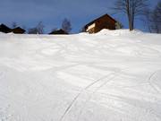 Sehr gute Pistenpräparierung