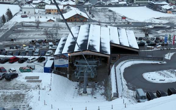 Region Hall-Wattens: Anfahrt in Skigebiete und Parken an Skigebieten – Anfahrt, Parken Glungezer – Tulfes