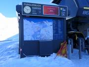 Pistenplan an der Furglerblickbahn