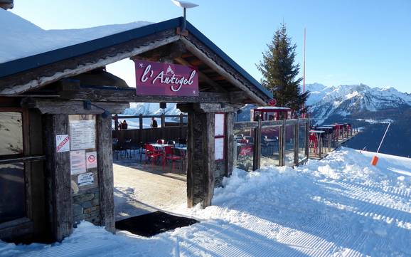 Hütten, Bergrestaurants  Monte Bianco (Mont Blanc) – Bergrestaurants, Hütten Espace San Bernardo – La Rosière/La Thuile