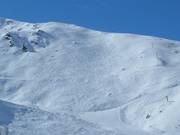 Blick auf die Adrenalin Skiroute