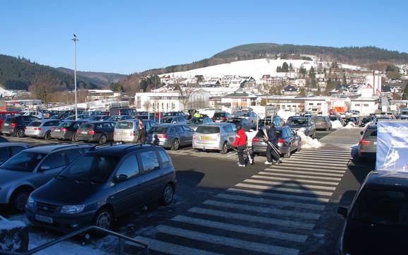 Kassel (Bezirk): Anfahrt in Skigebiete und Parken an Skigebieten – Anfahrt, Parken Willingen – Ettelsberg