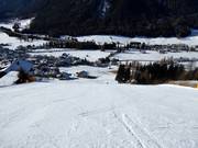 Schwere Piste Kistlerhang nach Sexten