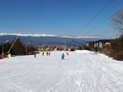 Sehr leichte Talabfahrt Ski road №1