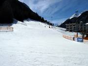 Die Piste am Dorflift in Feichten