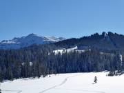 Blick von der Winklmoosalm Richtung Steinplatte