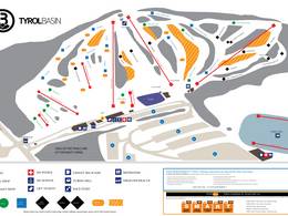 Pistenplan Tyrol Basin – Mt Horeb