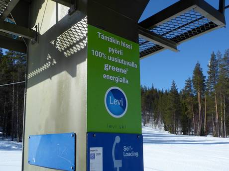 Ostfinnland: Umweltfreundlichkeit der Skigebiete – Umweltfreundlichkeit Levi
