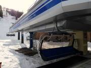 Grafenberg Express 2 - 6er Hochgeschwindigkeits-Sesselbahn (kuppelbar) mit Abdeckhauben und Sitzheizung