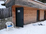 Gepflegte Toiletten am Gampenlift