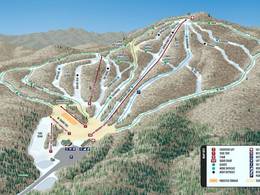 Pistenplan Oak Mountain