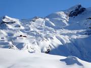 Blick vom Jochpass zum Laubersgrat
