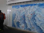 Übersichtskarte in der Mittelstation Gabiet