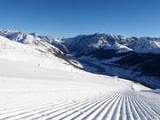 Sehr gute Pistenpräparierung in Livigno