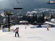 Übungspiste im Talbereich