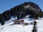 Kreuzalm mitten im Skigebiet