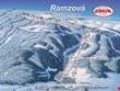 Pistenplan vom Skigebiet Ramzová-Bonera – Šerák