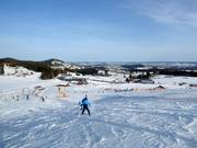 Leichte Piste an den Schwärzenliften